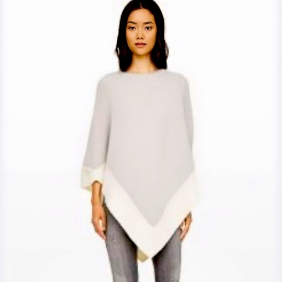Club Monaco Wool Poncho Sweater. - Picture 6 of 6